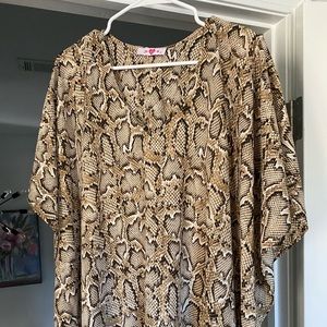 Snake print shirt from buddy love size large!